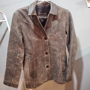 American Eagle Outfitters Leather Jacket XS